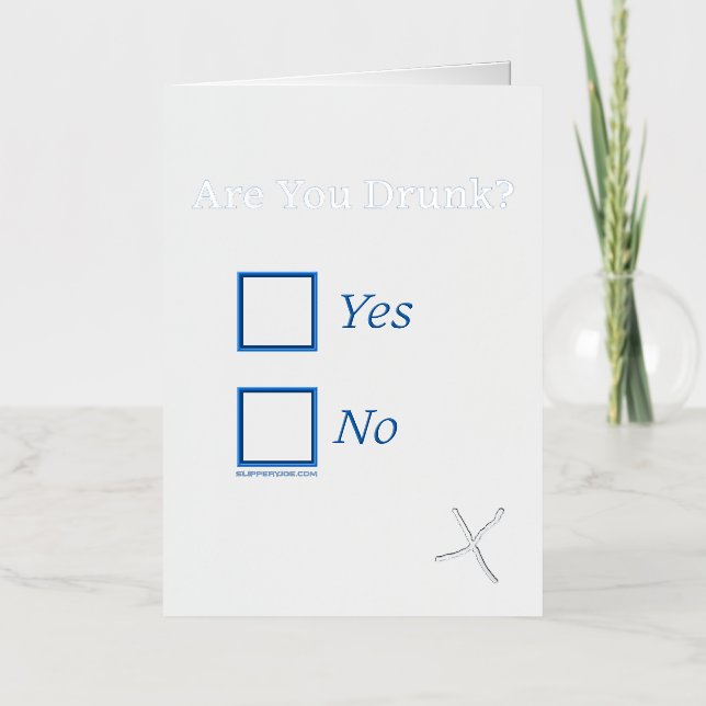 SlipperyJoe's Are You Betrunken hammered Karo Boxe (Vorderseite)