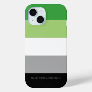 SlipperyJoe's Aromtic Pride Flag Gay Geschenke LGB Case-Mate iPhone Hülle