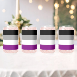 SlipperyJoe's asexuelle Flagge betont Inklusion Dosenglas
