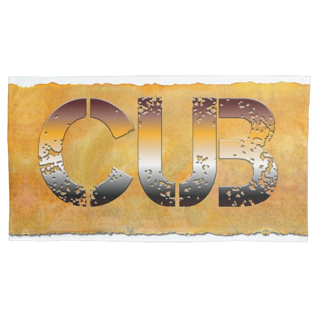 SlipperyJoe's Bärenbär Orangenbraun pro Kissenbezug (Vorderseite)