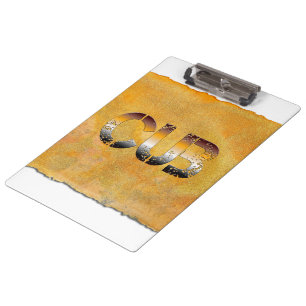 SlipperyJoe's Bärenbär Orangenbraun pro Klemmbrett