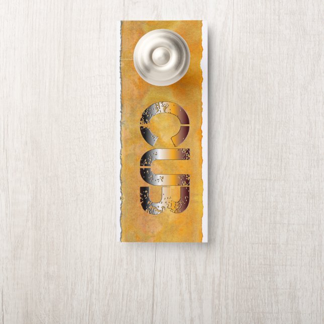 SlipperyJoe's Bärenbär Orangenbraun pro Türanhänger (Auf Knauf)