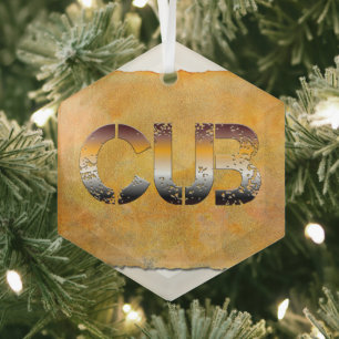 SlipperyJoes Bärenjunges kulturell verwurzelte LGB Ornament Aus Glas