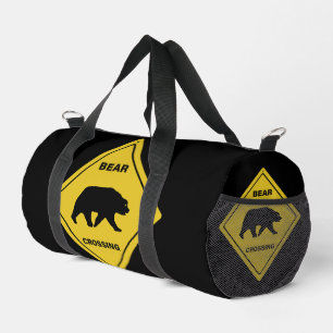 SlipperyJoe's Bärenkreuzschild trägt Silhouette w Duffle Bag