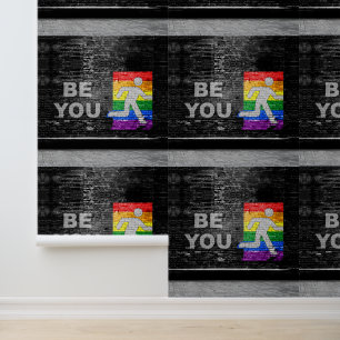 SlipperyJoe's Be You Black Backstein Wand Spazierf