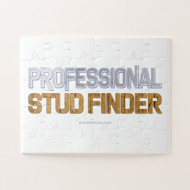 SlipperyJoe's Beruflicher Stud Finder Holz 3-D. Puzzle (Horizontal)