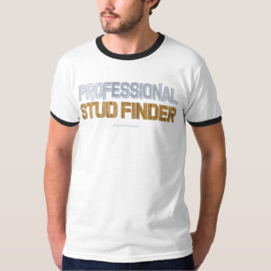 SlipperyJoe's Beruflicher Stud Finder Holz 3-D. T-Shirt