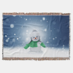 SlipperyJoe's bezaubernder Weihnachts-Schneemann-C Decke