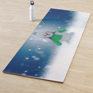SlipperyJoe's bezaubernder Weihnachts-Schneemann-C Yogamatte