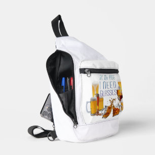 SlipperyJoe's Biergläser Pilsnergläser Steinkrüge  Crossbody Bag