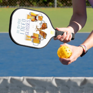 SlipperyJoe's Biergläser Pilsnergläser Steinkrüge Pickleball Schläger
