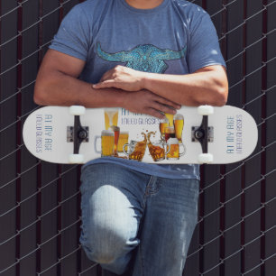 SlipperyJoe's Biergläser Pilsnergläser Steinkrüge Skateboard