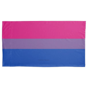 SlipperyJoe's Bisexual Pride Flag Lavendel-pink bl Kissenbezug