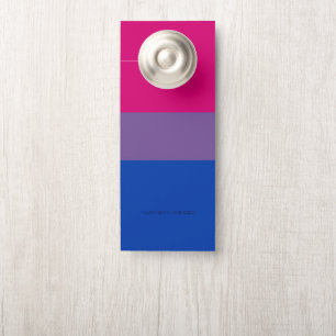 SlipperyJoe's Bisexuelle Pride-Flagge lavendel-pin Türanhänger