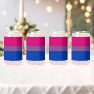SlipperyJoe's Bisexuellen-Stolzflagge Farben magen Dosenglas