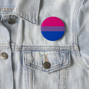 SlipperyJoe's Bisexuellen-Stolzflagge lavendel-pin Button