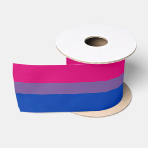 SlipperyJoe's Bisexuellen-Stolzflagge lavendel-pin Satinband
