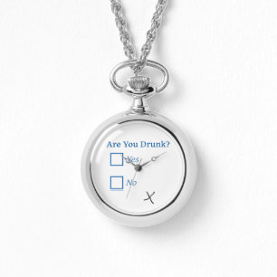 SlipperyJoe's bist du betrunken humorvoll leicht s Armbanduhr