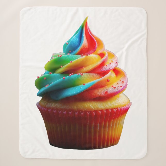 SlipperyJoe's blendender Regenbogenkuchen wirbelt  Sherpadecke (Vorderseite)