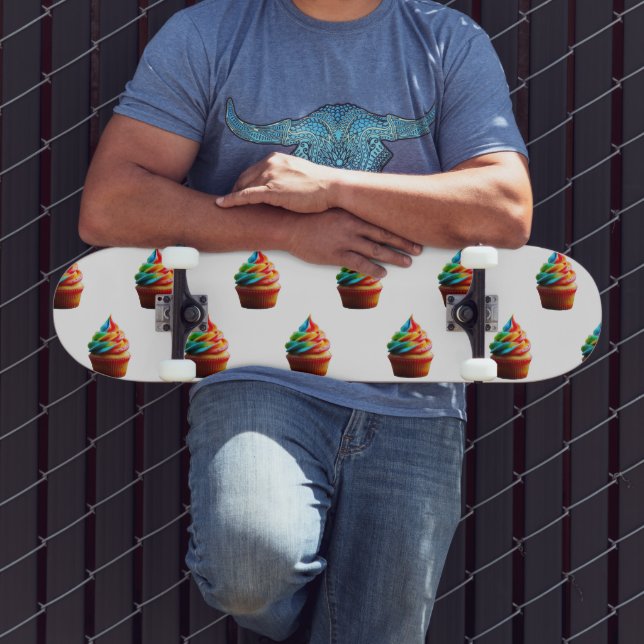 SlipperyJoe's blendender Regenbogenkuchen wirbelt  Skateboard (Außenbereich 3)