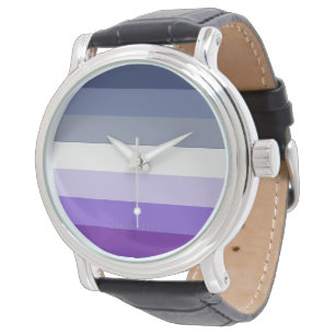 SlipperyJoe's Butch Lesbian Pride Flag repräsentie Armbanduhr