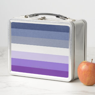 SlipperyJoe's Butch Lesbian Pride Flag repräsentie Metall Brotdose