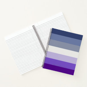 SlipperyJoe's Butch Lesbian Pride Flag repräsentie Notizbuch