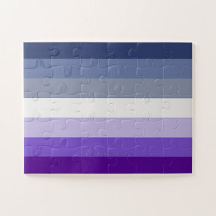 SlipperyJoe's Butch Lesbian Pride Flag repräsentie Puzzle