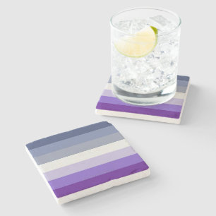 SlipperyJoe's Butch Lesbian Pride Flag repräsentie Steinuntersetzer
