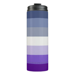 SlipperyJoe's Butch Lesbian Pride Flag repräsentie Thermosbecher