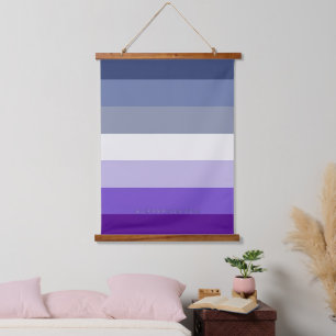 SlipperyJoe's Butch Lesbian Pride Flag repräsentie Wandteppich Mit Holzrahmen