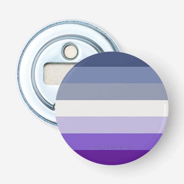 SlipperyJoe's Butch Lesbian Pride Flag Schwulenges Flaschenöffner (Vorderseite)