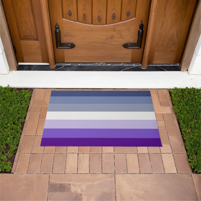 SlipperyJoe's Butch Lesbian Pride Flag Schwulenges Fußmatte (Außenbereich)