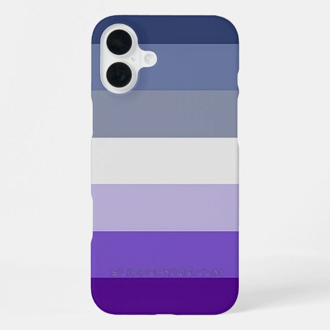 SlipperyJoe's Butch Lesbian Pride Flag Schwulenges iPhone Hülle (Rückseite)