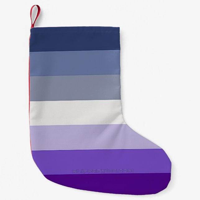 SlipperyJoe's Butch Lesbian Pride Flag Schwulenges Kleiner Weihnachtsstrumpf (Vorderseite)