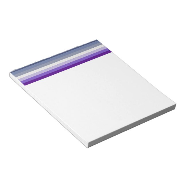 SlipperyJoe's Butch Lesbian Pride Flag Schwulenges Notizblock (angewinkelt)
