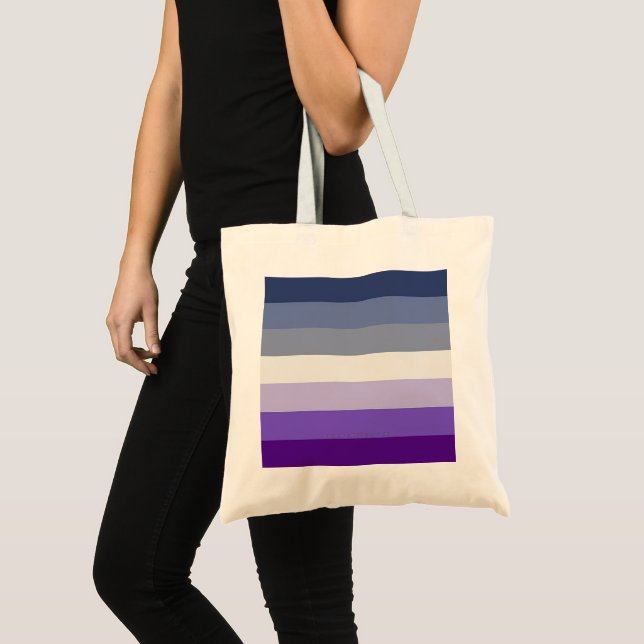 SlipperyJoe's Butch Lesbian Pride Flag Schwulenges Tragetasche (Vorderseite (Produkt))