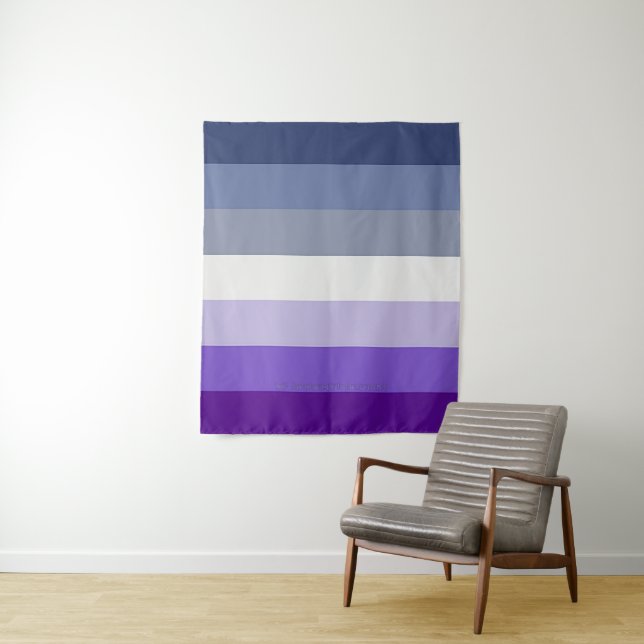 SlipperyJoe's Butch Lesbian Pride Flag Schwulenges Wandteppich (Beispiel)