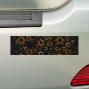 SlipperyJoe's Chanukka-themed Stern David künstler Autoaufkleber