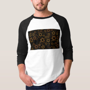 SlipperyJoe's Chanukka-themed Stern David künstler T-Shirt