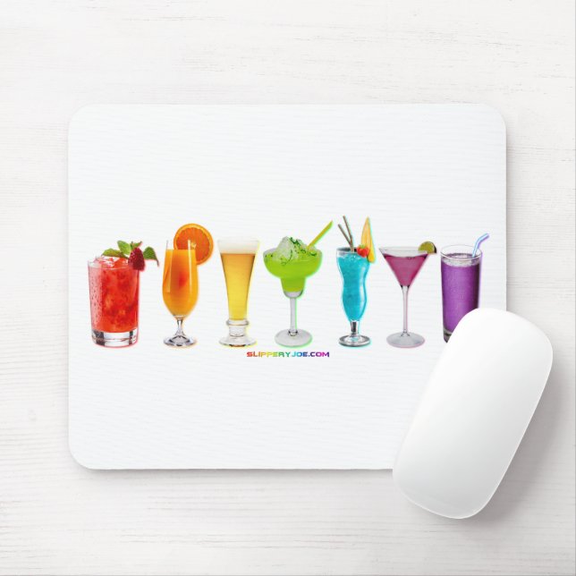 SlipperyJoe's Cheers trinken Alkohol Cocktail Stol Mousepad (Mit Mouse)
