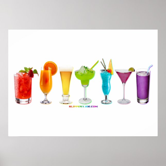 SlipperyJoe's Cheers trinken Alkohol Cocktail Stol Poster (Vorne)