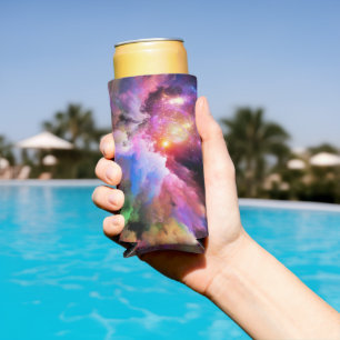 SlipperyJoe's Cloud-Artwork abstrakte, lebendige S Selters Dosenkühler