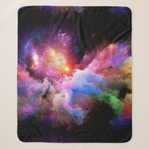 SlipperyJoe's Cloud-Artwork abstrakte, lebendige S Sherpadecke
