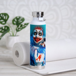 SlipperyJoe's Clown-Outfit Happy Halloween Blut k Trinkflasche