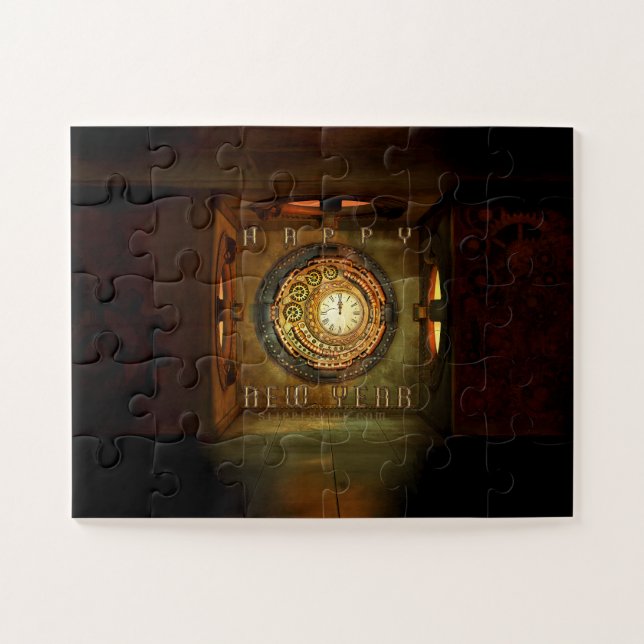 SlipperyJoe's dampfgetriebene Neujahrs-Rund-meta Puzzle (Horizontal)