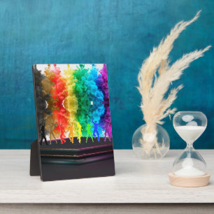 SlipperyJoe's Dancing Pride Shadows Gay-Geschenke  Fotoplatte