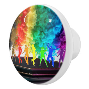 SlipperyJoe's Dancing Pride Shadows Gay-Geschenke Keramikknauf