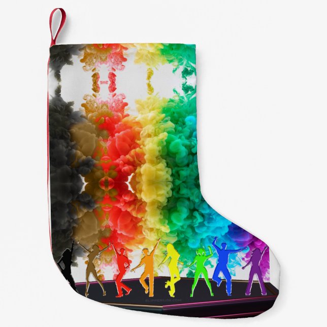 SlipperyJoe's Dancing Pride Shadows Gay-Geschenke  Kleiner Weihnachtsstrumpf (Vorderseite)