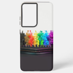 SlipperyJoe's Dancing Pride Shadows Gay-Geschenke  Samsung Galaxy Hülle